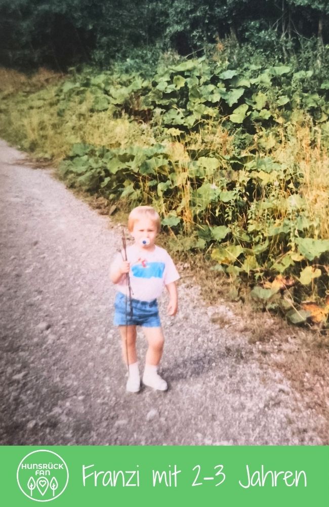 Franziska als Kind, etwa 2 Jahre alt