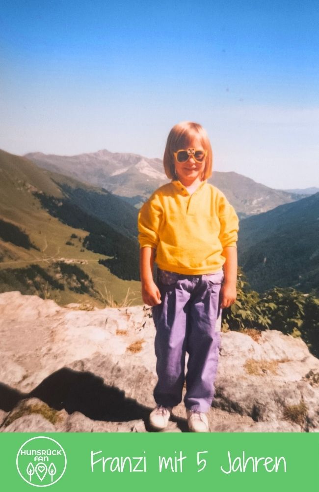 Franziska als Kind, etwa 5 Jahre alt